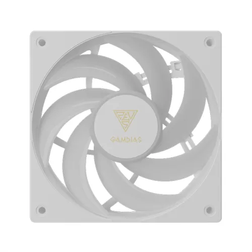 Tản Nhiệt Nước GAMDIAS CHIONE P5-240 WH – AIO 240mm | Màn Hình LCD IPS 3,4 Inch | Màu Trắng